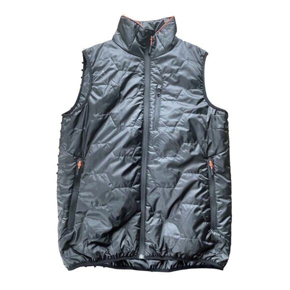 Musto Vest Mens Medium Black Tactical Clothing Land Rover Down Puffer Zip MINT - Picture 1 of 13